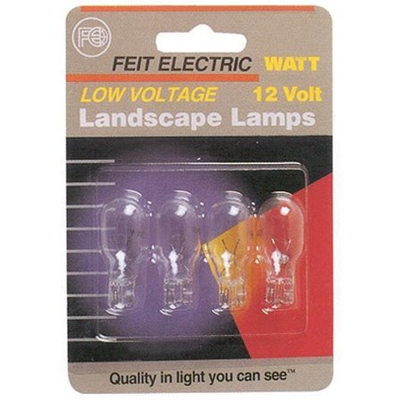 Feit Electric Feit BPLV522-4 4 Count 11 Watt Low Voltage Landscape Light Bulbs BPLV522/4